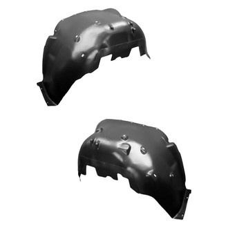 Alzare® - Front Driver and Passenger Side Fender Liner Front Section Set (Standard Line)