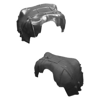 Alzare® - Front Driver and Passenger Side Fender Liner Set (CAPA Certified)