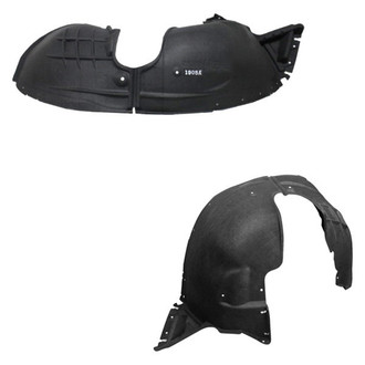Alzare® - Front Driver and Passenger Side Fender Liner Set (CAPA Certified)