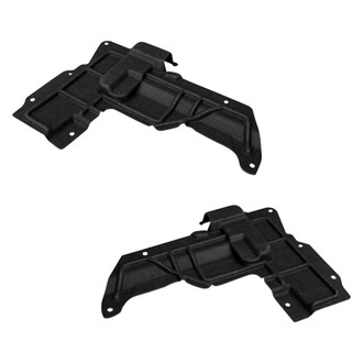 Alzare® - Front Driver and Passenger Side Fender Splash Shield Set (CAPA Certified)