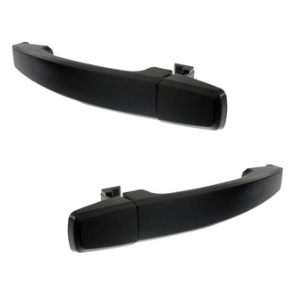 Alzare® - Rear Driver and Passenger Side Exterior Door Handle Set (Standard Line)