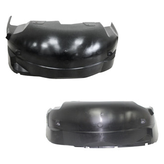Alzare® - Rear Driver and Passenger Side Fender Liner Set (CAPA Certified)