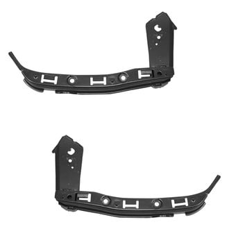 Alzare® - Front Outer Driver and Passenger Side Bumper Cover Reinforcement Set (Standard Line)