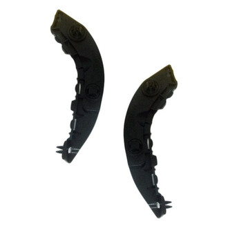 Alzare® - Front Driver and Passenger Side Bumper Cover Support Rail Set (Standard Line)