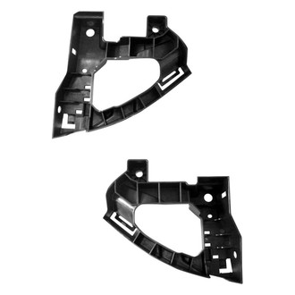Alzare® - Front Upper Driver and Passenger Side Bumper Cover Support Set (Standard Line)