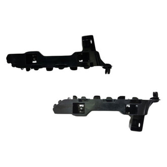 Alzare® - Front Outer Driver and Passenger Side Bumper Cover Support Set (Standard Line)