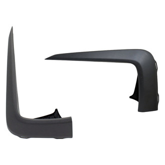 Alzare® - Front Upper Driver and Passenger Side Bumper Cover Molding Set (Standard Line)