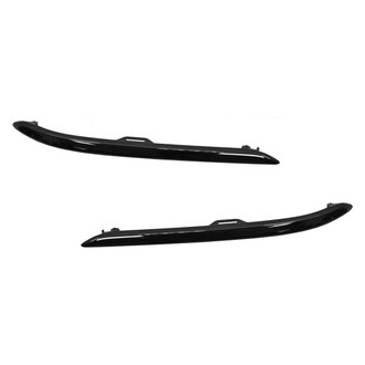Alzare® - Front Lower Driver and Passenger Side Bumper Cover Molding Set (Standard Line)