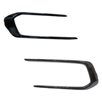 Alzare® - Front Driver and Passenger Side Fog Light Trim Set (Standard Line)