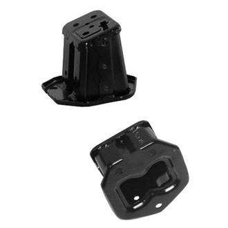 Alzare® - Front Driver and Passenger Side Bumper Reinforcement Bracket Set (CAPA Certified)