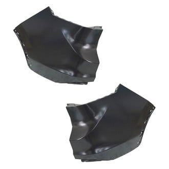 Alzare® - Rear Upper Driver and Passenger Side Bumper End Set (CAPA Certified)