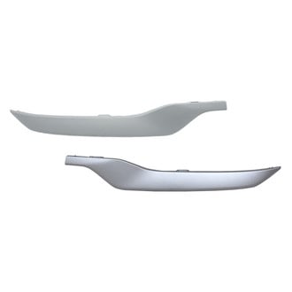 Alzare® - Rear Lower Driver and Passenger Side Bumper Cover Molding Set (Standard Line)