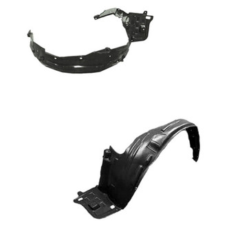 Alzare® - Front Driver and Passenger Side Fender Liner Set (CAPA Certified)