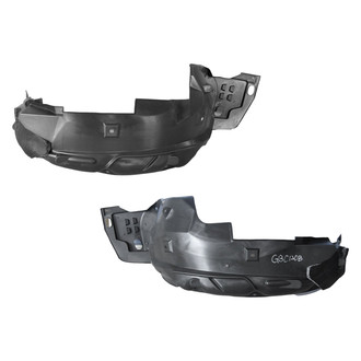 Alzare® - Front Driver and Passenger Side Fender Liner Set (CAPA Certified)