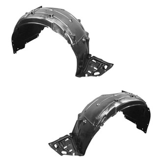 Alzare® - Front Driver and Passenger Side Fender Liner Set (CAPA Certified)