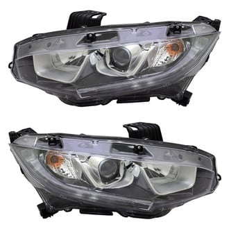 Alzare® - Factory Headlights DRL-bar Projector LED