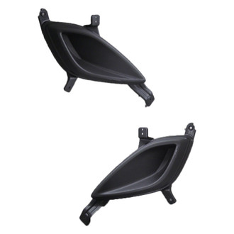 Alzare® - Front Driver and Passenger Side Fog Light Cover Set (Standard Line)