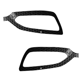 Alzare® - Front Driver and Passenger Side Fog Light Trim Set (CAPA Certified)