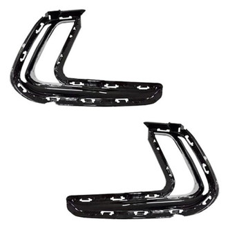 Alzare® - Front Driver and Passenger Side Fog Light Cover Set (Standard Line)