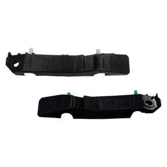Alzare® - Front Outer Driver and Passenger Side Bumper Cover Retainer Set (CAPA Certified)