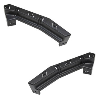 Alzare® - Front Upper Driver and Passenger Side Bumper Cover Support Set (Standard Line)