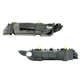 Alzare® - Front Driver and Passenger Side Bumper Cover Retainer Set (Standard Line)