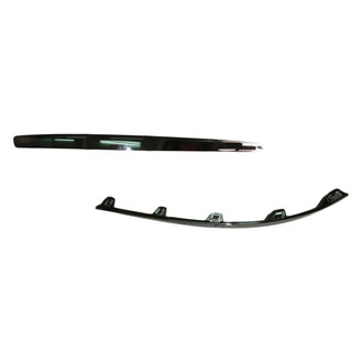 Alzare® - Front Driver and Passenger Side Bumper Cover Molding Set (Standard Line)