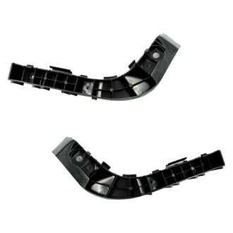 Alzare® - Front Lower Driver and Passenger Side Bumper Cover Bracket Set (Standard Line)