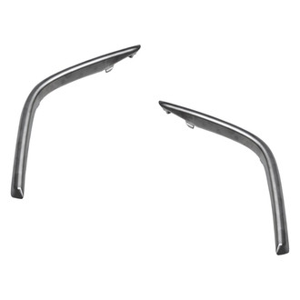 Alzare® - Rear Driver and Passenger Side Bumper Cover Molding Set (Standard Line)