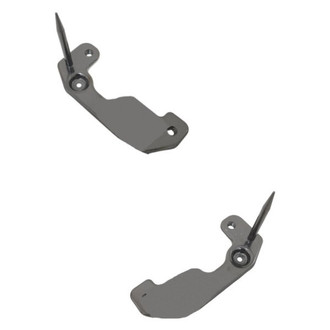 Alzare® - Rear Driver and Passenger Side Bumper Mounting Bracket Set (CAPA Certified)