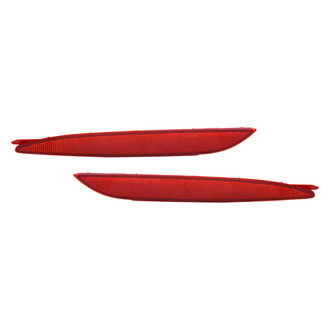 Alzare® - Rear Driver and Passenger Side Bumper Reflector Set (Standard Line)
