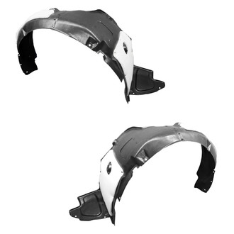 Alzare® - Front Driver and Passenger Side Fender Liner Set (CAPA Certified)