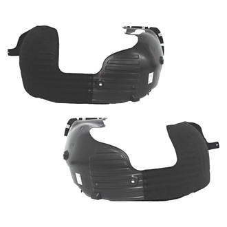 Alzare® - Front Driver and Passenger Side Fender Liner Set (CAPA Certified)