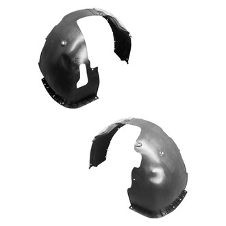 Alzare® - Front Driver and Passenger Side Fender Liner Set (CAPA Certified)