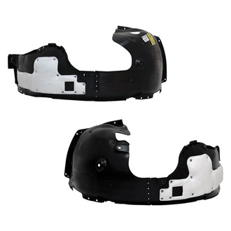 Alzare® - Front Driver and Passenger Side Fender Liner Set (CAPA Certified)