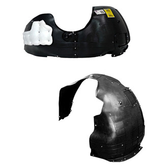 Alzare® - Front Driver and Passenger Side Fender Liner Set (CAPA Certified)