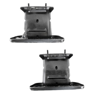 Alzare® - Front Driver and Passenger Side Bumper Mounting Bracket Set (CAPA Certified)