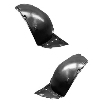 Alzare® - Front Driver and Passenger Side Fender Liner Front Section Set (Standard Line)