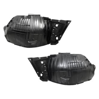 Alzare® - Front Forward Driver and Passenger Side Fender Liner Set (CAPA Certified)