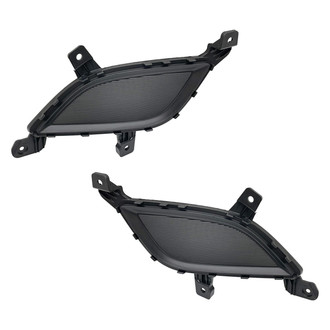 Alzare® - Front Driver and Passenger Side Fog Light Cover Set (Standard Line)