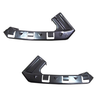 Alzare® - Front Upper Driver and Passenger Side Bumper Cover Bracket Set (Standard Line)