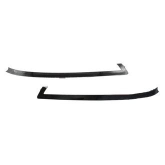 Alzare® - Front Driver and Passenger Side Bumper Cover Molding Set (CAPA Certified)