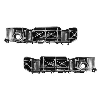 Alzare® - Front Driver and Passenger Side Bumper Cover Bracket Set (Standard Line)