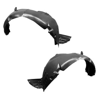 Alzare® - Front Driver and Passenger Side Fender Liner Set (CAPA Certified)