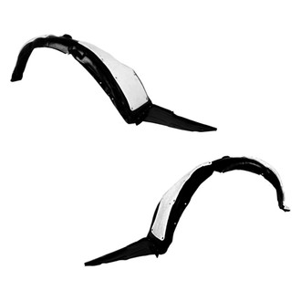 Alzare® - Front Driver and Passenger Side Fender Liner Set (CAPA Certified)