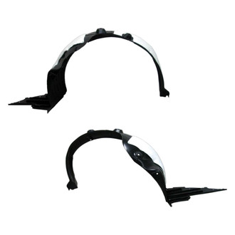 Alzare® - Front Driver and Passenger Side Fender Liner Set (CAPA Certified)