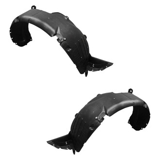 Alzare® - Front Driver and Passenger Side Fender Liner Set (CAPA Certified)
