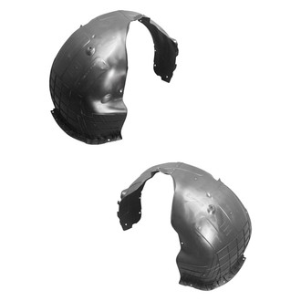 Alzare® - Front Driver and Passenger Side Fender Liner Set (CAPA Certified)