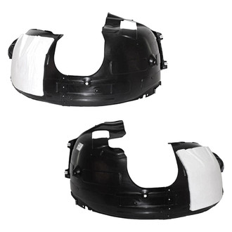 Alzare® - Front Driver and Passenger Side Fender Liner Set (CAPA Certified)