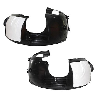 Alzare® - Front Driver and Passenger Side Fender Liner Set (CAPA Certified)